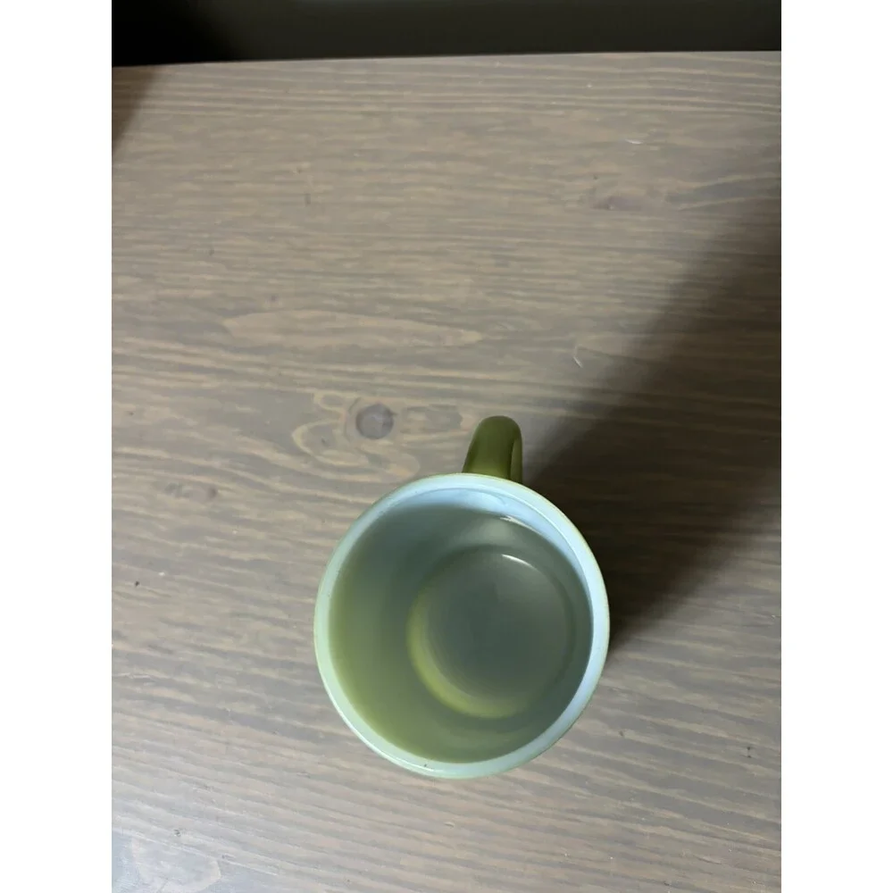 Anchor Hocking Fire King Avocado Stacking Coffee Mug 8 Oz - Picture 6 of 7